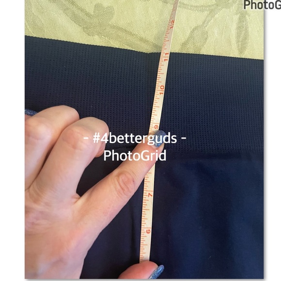 NEW Yelete Insulated Fleece Lined Stretch Seamless Slim Leggings Navy One Size - Picture 12 of 16